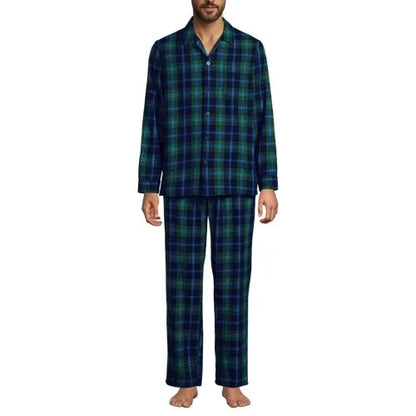 Men's Flannel 3 Piece Pajama Set