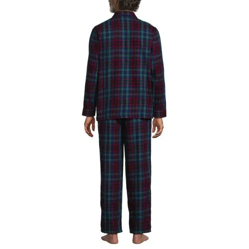 Men's Flannel 3 Piece Pajama Set