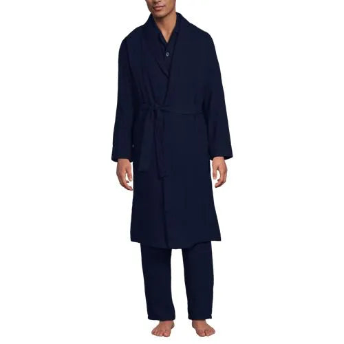 Men's Flannel 3 Piece Pajama Set