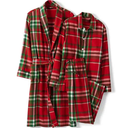 Men's Flannel 3 Piece Pajama Set