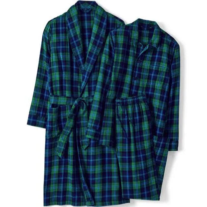 Men's Flannel 3 Piece Pajama Set