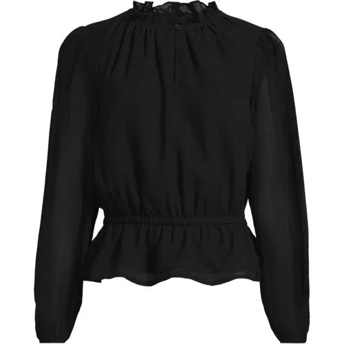 Women's Chiffon Peplum Top