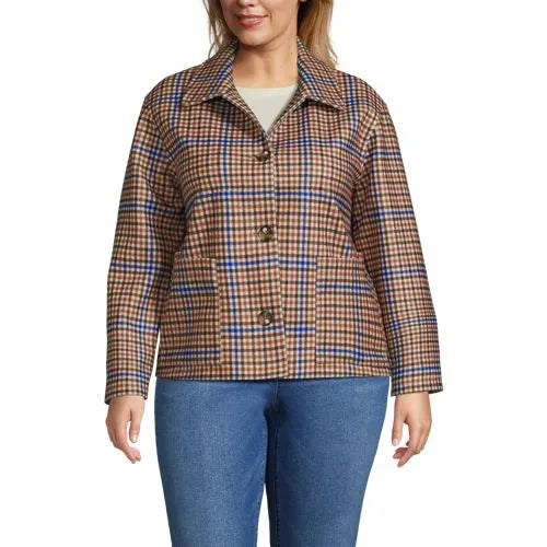 Women's Heritage Brushed Print Shirt Jacket