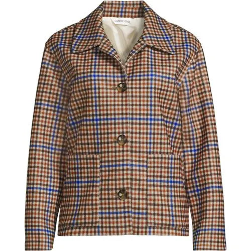 Women's Heritage Brushed Print Shirt Jacket
