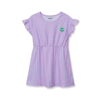 Girls Short Sleeve Gathered Waist Tunic Top