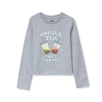 Girls Long Sleeve Graphic Meet and Greet Tee
