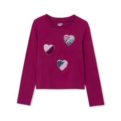 Girls Long Sleeve Graphic Meet and Greet Tee