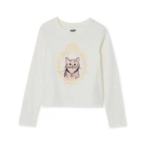 Girls Long Sleeve Graphic Meet and Greet Tee