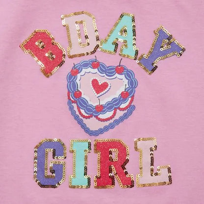 Girls Long Sleeve Graphic Meet and Greet Tee