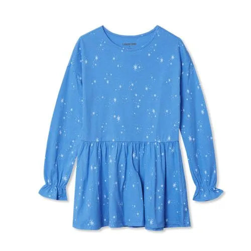 Girls Long Sleeve Ruffle Tunic Top
