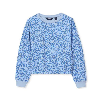 Girls Crew Neck Embroidered Sweatshirt