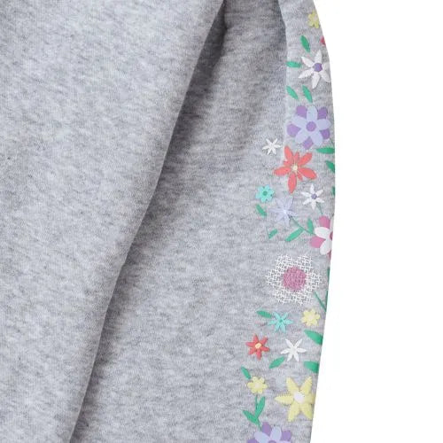 Girls Crew Neck Embroidered Sweatshirt