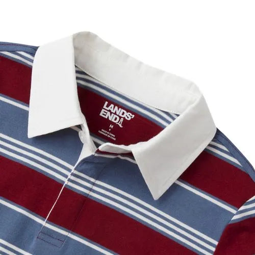 Boys Long Sleeve Collared Rugby Shirt