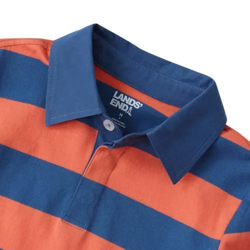 Boys Long Sleeve Collared Rugby Shirt