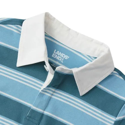 Boys Long Sleeve Collared Rugby Shirt