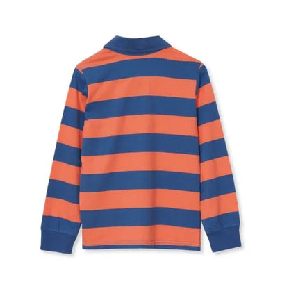 Boys Long Sleeve Collared Rugby Shirt