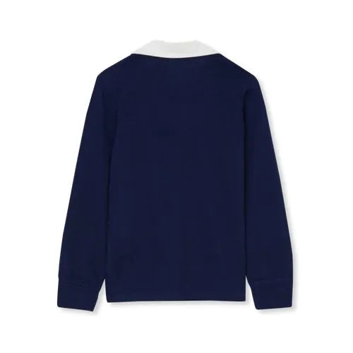Boys Long Sleeve Collared Rugby Shirt
