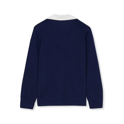 Boys Long Sleeve Collared Rugby Shirt