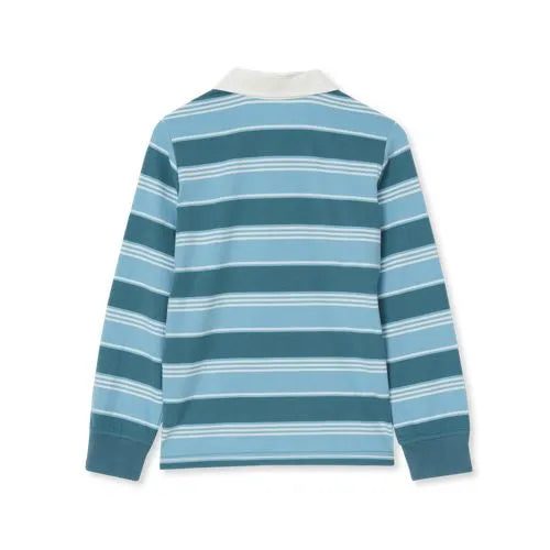 Boys Long Sleeve Collared Rugby Shirt