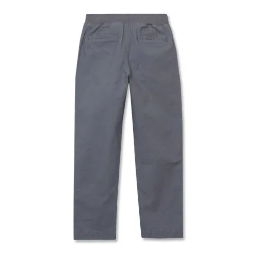 Boys Stretch Soft Rib Waist Iron Knee Pull On Pants