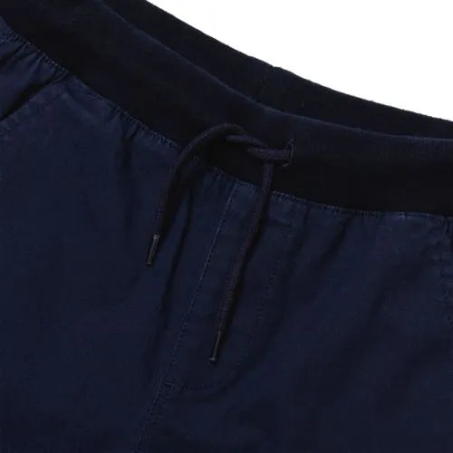 Boys Stretch Soft Rib Waist Iron Knee Pull On Pants