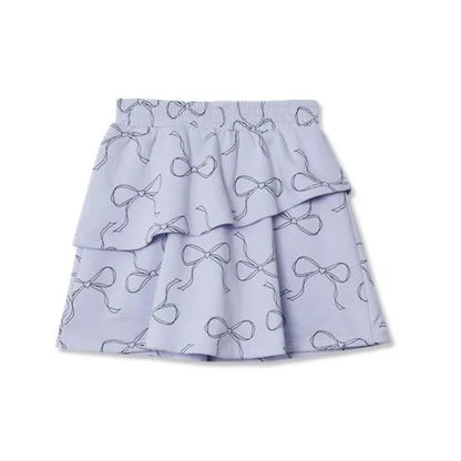 Girls Tiered Fleece Skort