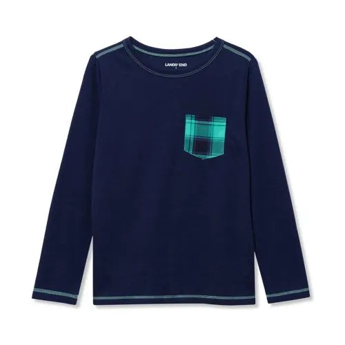 Kids Soft Jersey Pocket Sleep Top