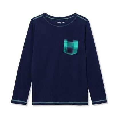 Kids Soft Jersey Pocket Sleep Top