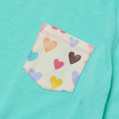 Kids Soft Jersey Pocket Sleep Top