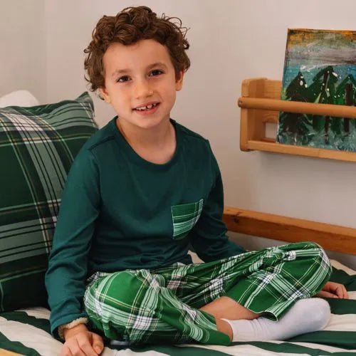 Kids Soft Jersey Pocket Sleep Top