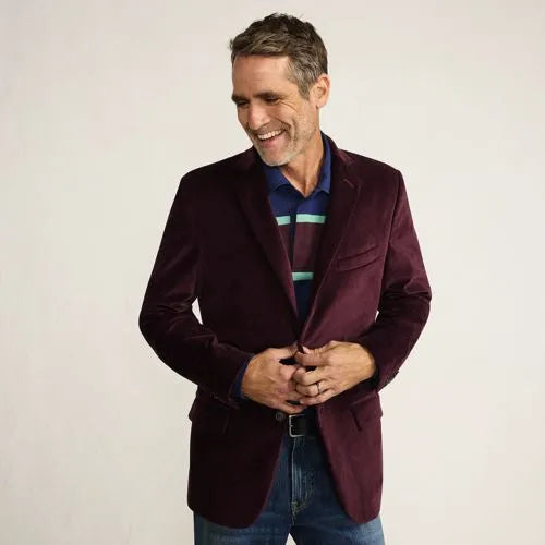 Men's Velvet Blazer