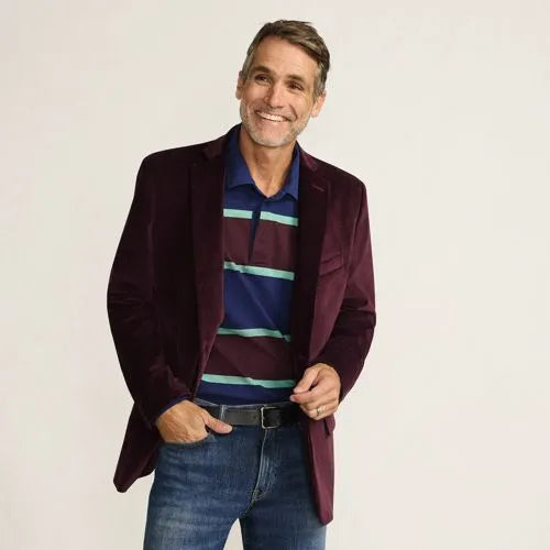 Men's Velvet Blazer