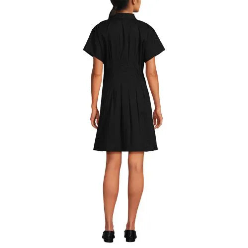 Women's Cambric Above the Knee Shirt Dress