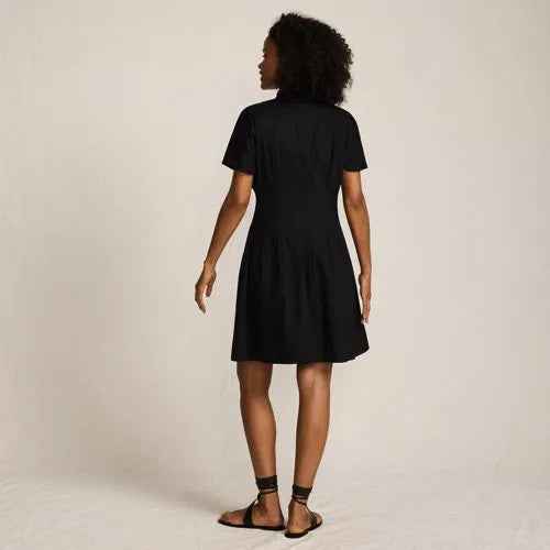 Women's Cambric Above the Knee Shirt Dress