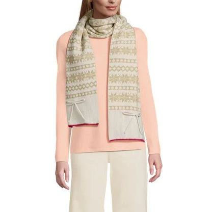 Women's CashTouch Pattern Knit Scarf