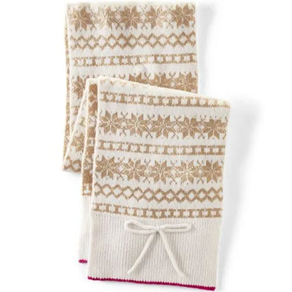 Women's CashTouch Pattern Knit Scarf