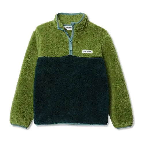 Kids Heritage Fleece Quarter Zip Pullover Top