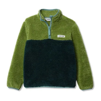 Kids Heritage Fleece Quarter Zip Pullover Top