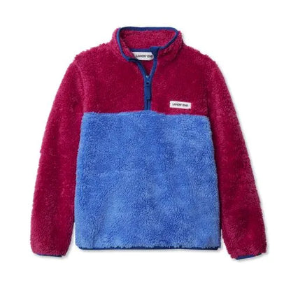 Kids Heritage Fleece Quarter Zip Pullover Top