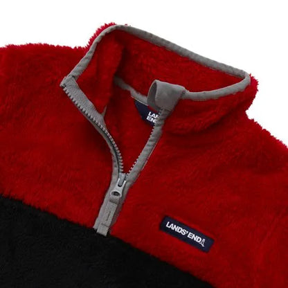 Kids Heritage Fleece Quarter Zip Pullover Top