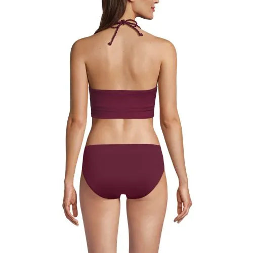 Women's High Neck Halter Midkini Top