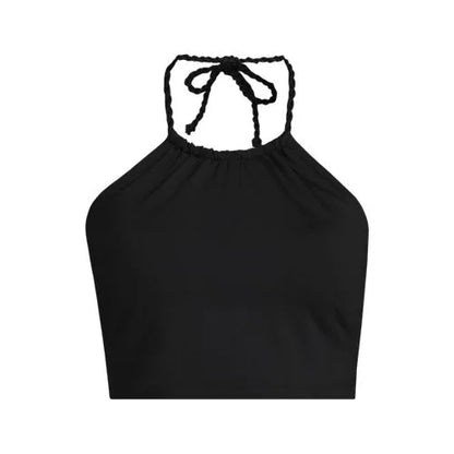 Women's High Neck Halter Midkini Top