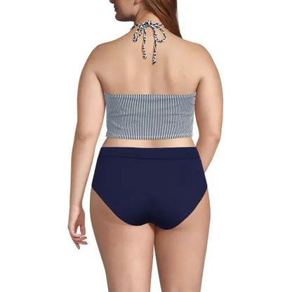 Women's High Neck Halter Midkini Top