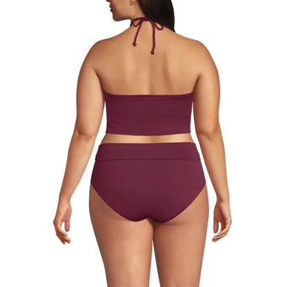 Women's High Neck Halter Midkini Top