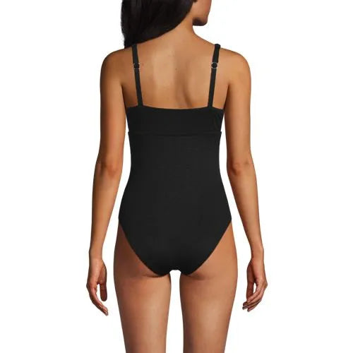Women's Crepe Rectangular Wire One Piece
