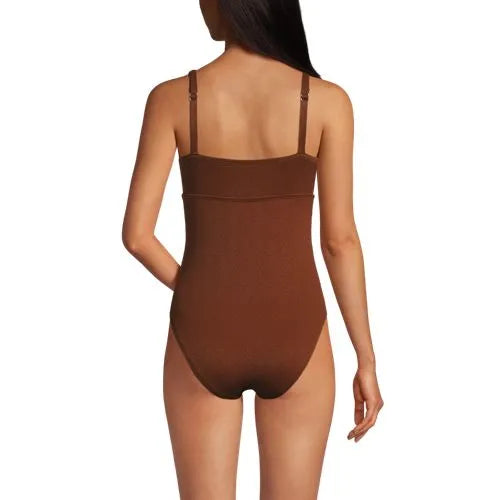 Women's Crepe Rectangular Wire One Piece