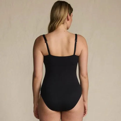 Women's Crepe Rectangular Wire One Piece