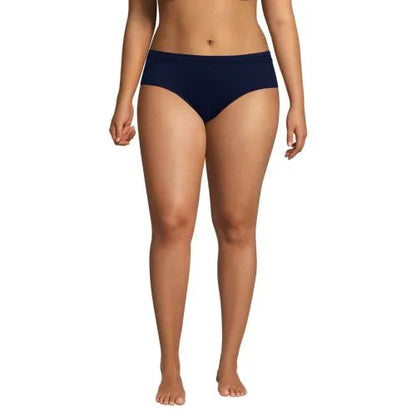 Women's Plus Size Mid Rise Bikini Bottoms