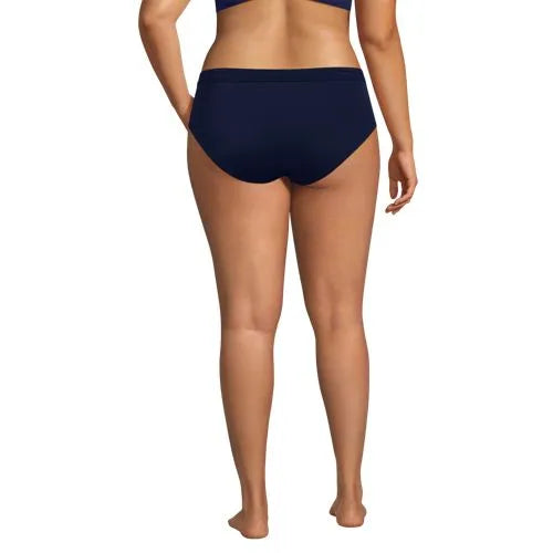 Women's Plus Size Mid Rise Bikini Bottoms