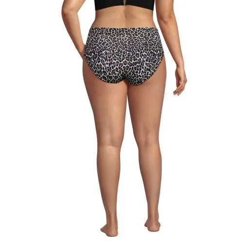 Women's Plus Size Mid Rise Bikini Bottoms